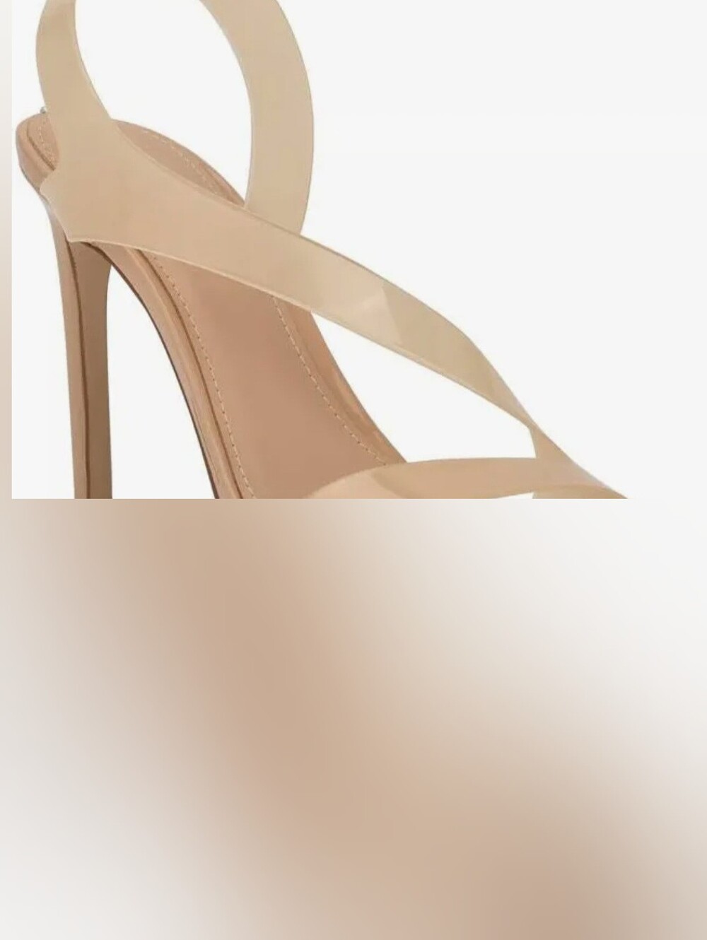 Guess Beige Strappy Stiletto Heels